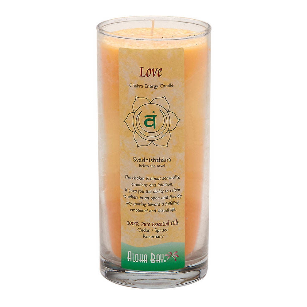 Aloha Bay Love Chakra Energy Candle Jar, 11 Oz